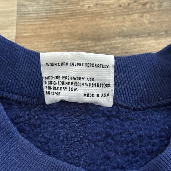 Vintage Pro Spirit Yacht Club Nautical Flag Sweatshirt LT Made in USA - Picture 5 of 6